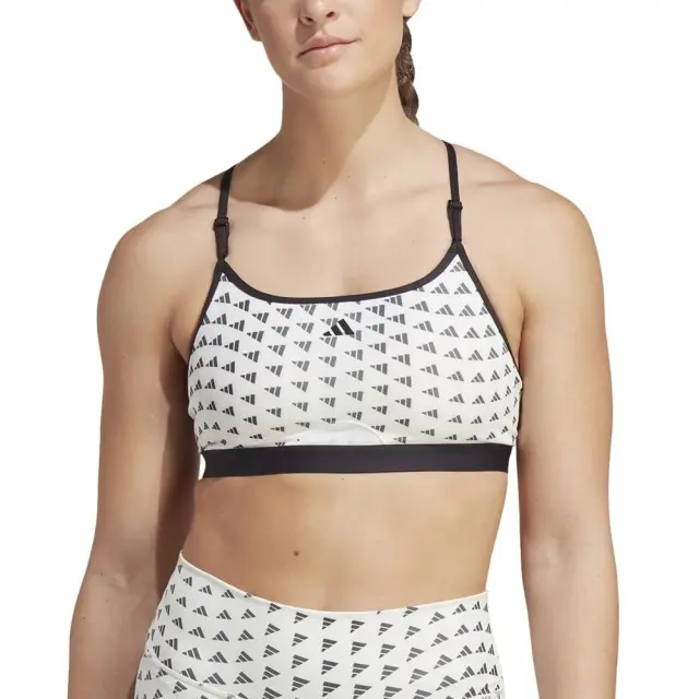 adidas Aeroreact Light-Support Bra (HS3006-White) - Λευκό - L 3