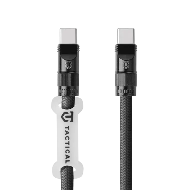 Tactical Wire Snake USB-C 1.2m Black 3