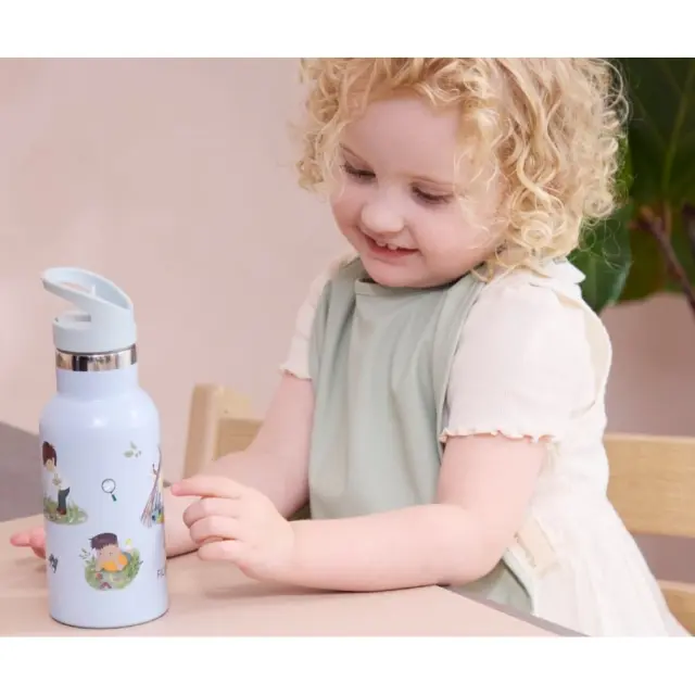 Μπουκάλι Νερού Ανοξείδωτο Filibabba Tiny Explorers 220ml 2