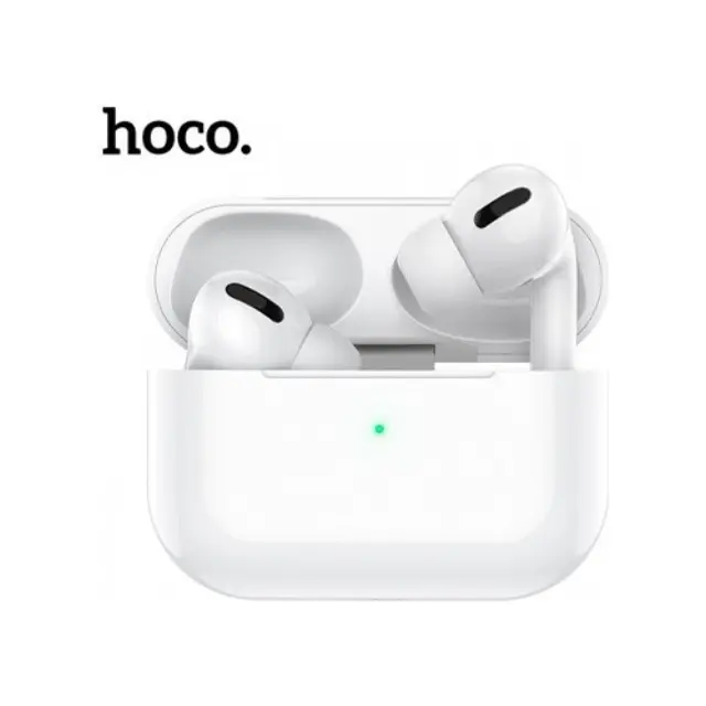 Hoco DES08 In-ear Bluetooth Handsfree Ακουστικά με Θήκη Φόρτισης Λευκά