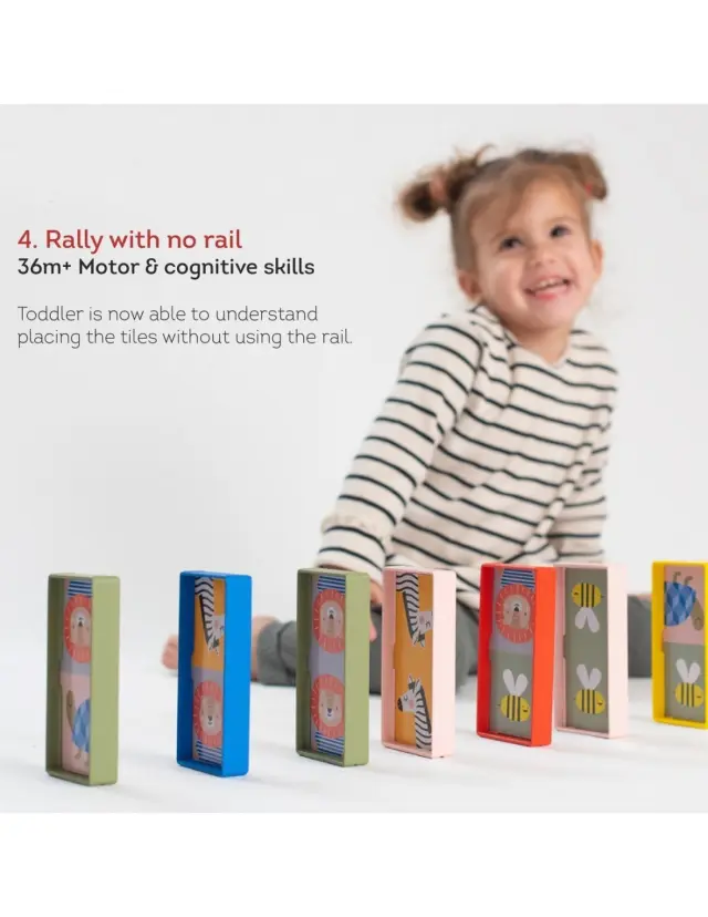 Επιτραπέζιο Παιχνίδι Ντόμινο Taf Toys Rally Τ-12865 2