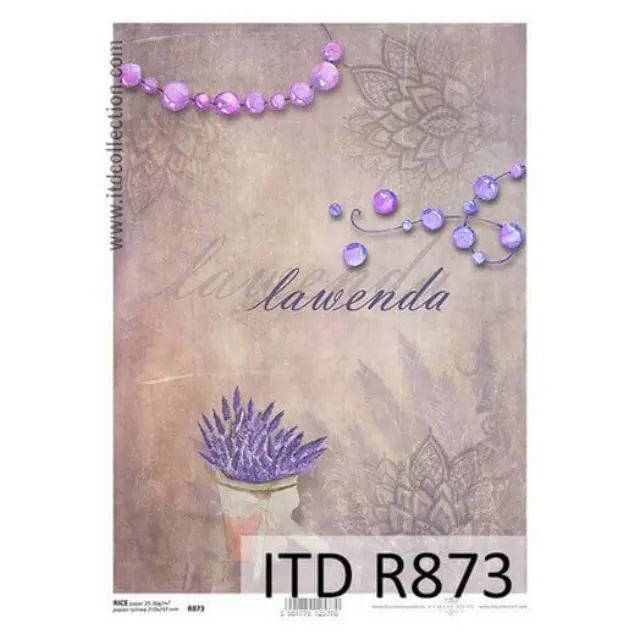 Ριζόχαρτο ITD, 21x29cm, Λεβάντα, R873