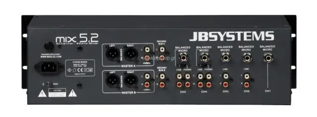 JBSYSTEMS MIX5.2 ΜΙΚΤΗΣ ΕΓΚΑΤΑΣΤΑΣΕΩΝ 3