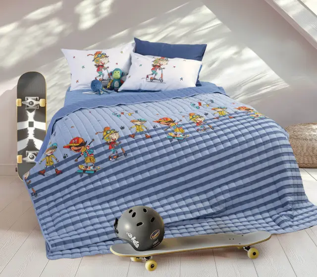 ΠΑΙΔΙΚΟ ΚΟΥΒΕΡΛΙ ΜΟΝΟ IN THE CITY 180X240 NEF-NEF HOMEWARE