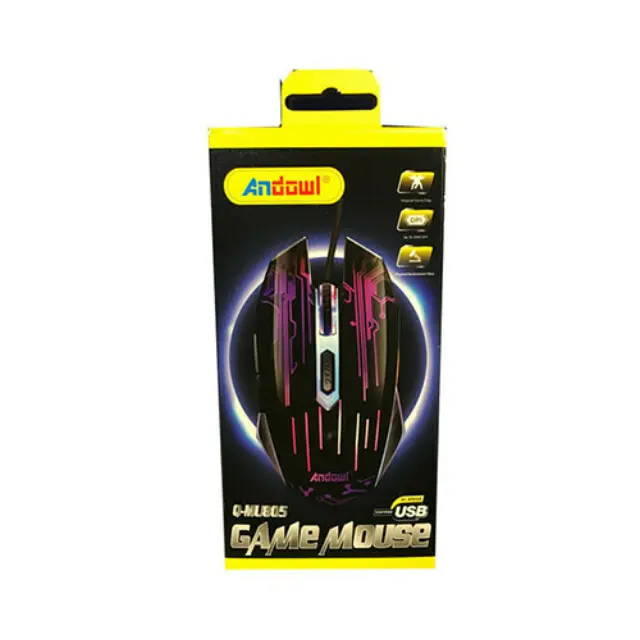 Andowl Q-MU805 RGB Gaming Ποντίκι Μαύρο 3
