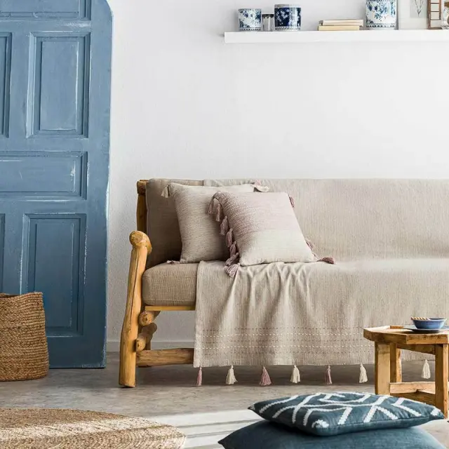 Ριχτάρι Πολυθρόνας 180x180cm GOFIS HOME TRACE CLAY PINK 467/ 08