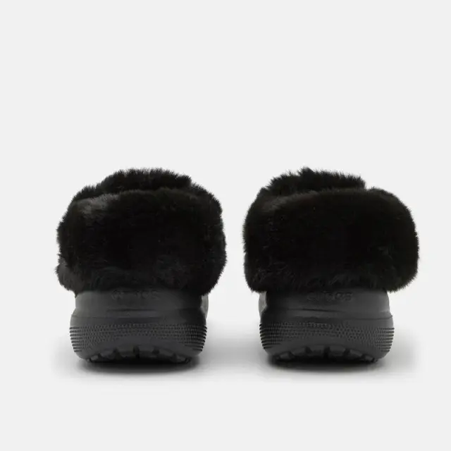 Σαμπό Crocs Με Γουνάκι Furever Crush Black 208446-001 Μαύρο - 39-40 2