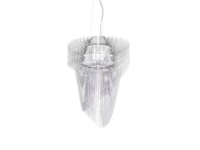Aria Transparent Small Κρεμαστό Φωτιστικό Ø50cm Διάφανο
