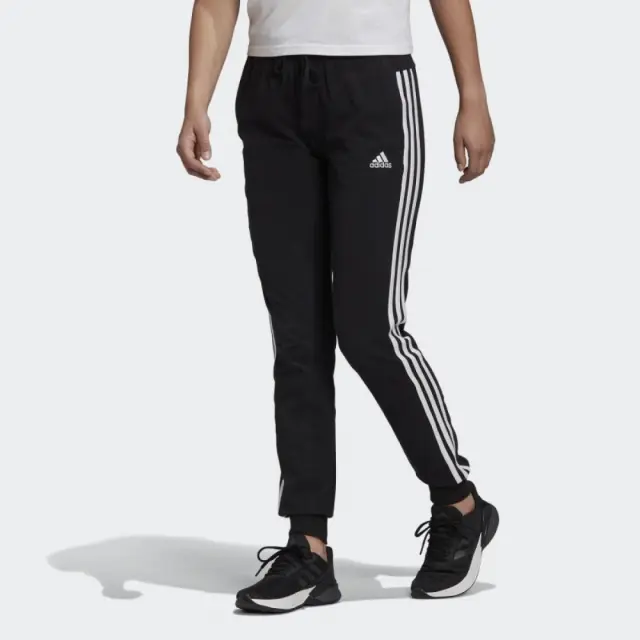 adidas Essentials 3-Stripes Pants (GM5542-Black) - Μαύρο