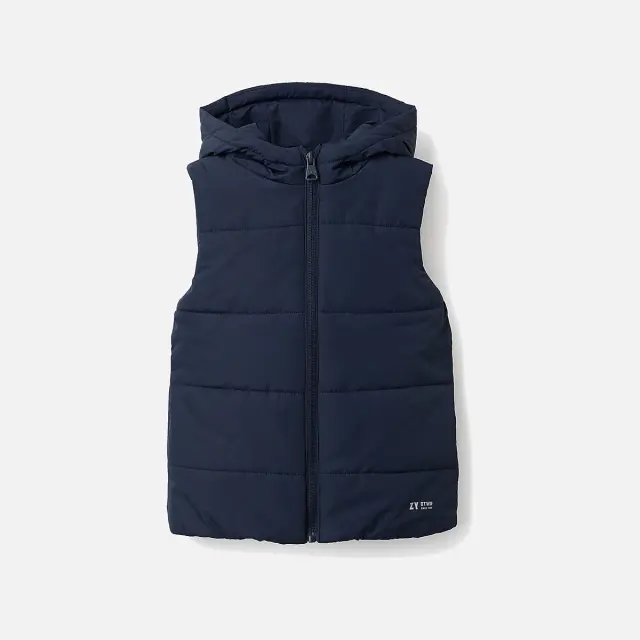 Zippy Μακρύ Γιλέκο Puffer Σκούρο Μπλε για Αγόρι