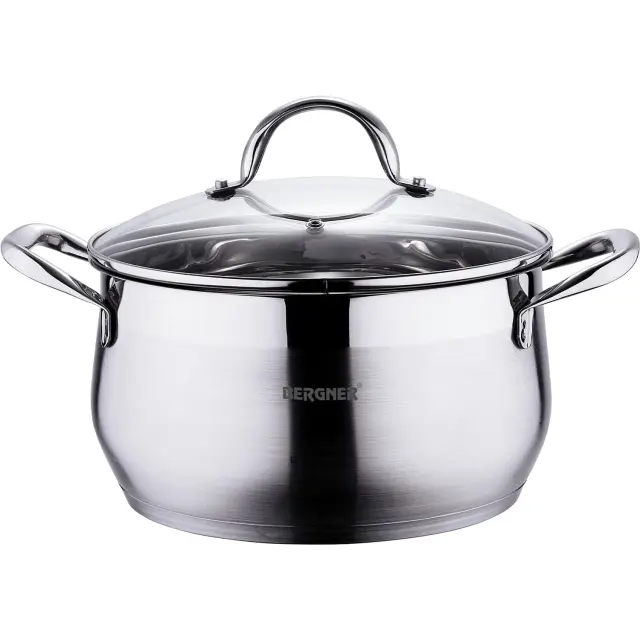 Bergner Gourmet Κατσαρόλα Ανοξείδωτη 24×10cm