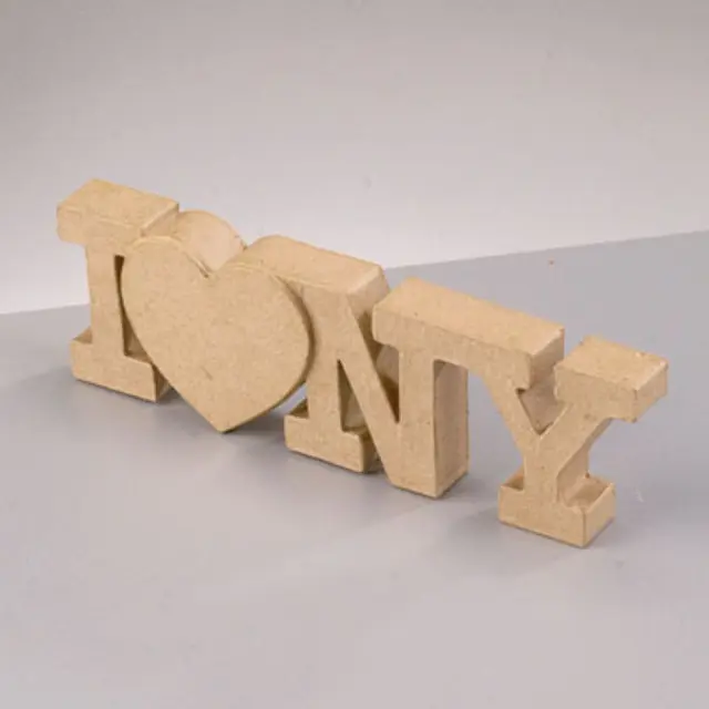 Pappart Logo I Love NY 20.5x6.2x2cm