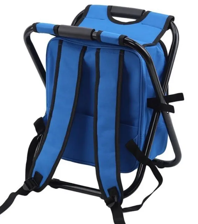 Πτυσσόμενο σκαμπό και σακίδιο camping - 1344 - 170105 - Dark Blue 2