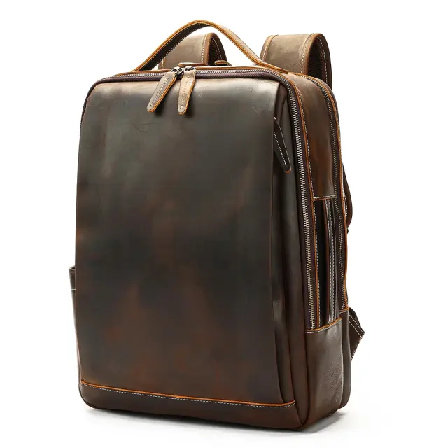 Δερμάτινο σακίδιο πλάτης Cardinal 19 L 2326 coffee - One Size