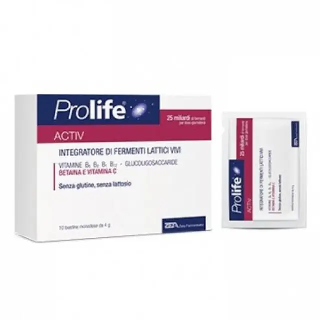 Zeta Pharmaceuticals Prolife Activ Συμπλήρωμα Διατροφής με Γαλακτικά Βακτήρια 10 φακελάκια x 4 g -30% Skip to the beginning of the images gallery Zeta Pharmaceuticals Prolife Activ Συμπλήρωμα Διατροφής με Γαλακτικά Βακτήρια 10 φακελάκια x 4 g 3