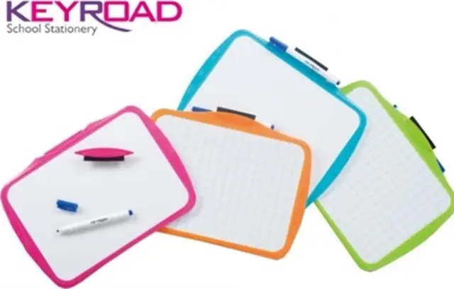 Keyroad Πίνακας Μαρκαδόρου Διπλής Όψης σε 4 Χρώματα / 300.972016 (KeyRoad)