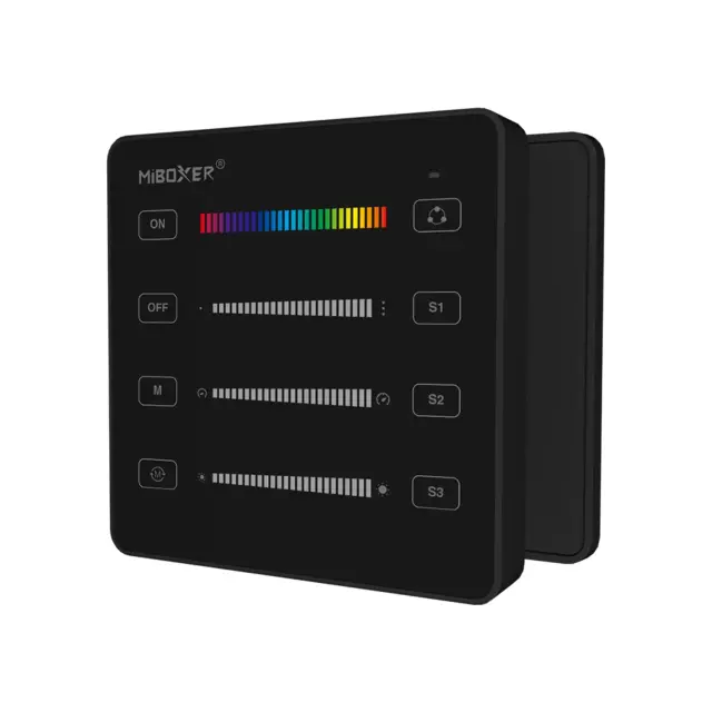 ΤΗΛΕΧΕΙΡΙΣΤΗΡΙΟ B6 SPI ΓΙΑ LED ΤΑΙΝΙΑ ACA A-B6-B ΜΑΥΡΟ IP20 / A-B6-B 3