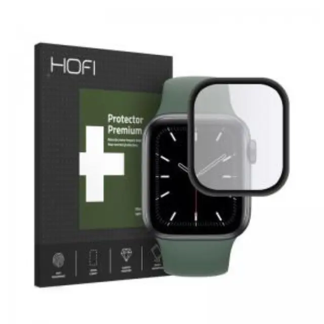 Hybrid Nano Glass Hofi Pro+ Apple Watch SE 3/ SE 2/ SE/ 6/ 5/ 4 40mm Μαύρο (1 τεμ.) N59286 2