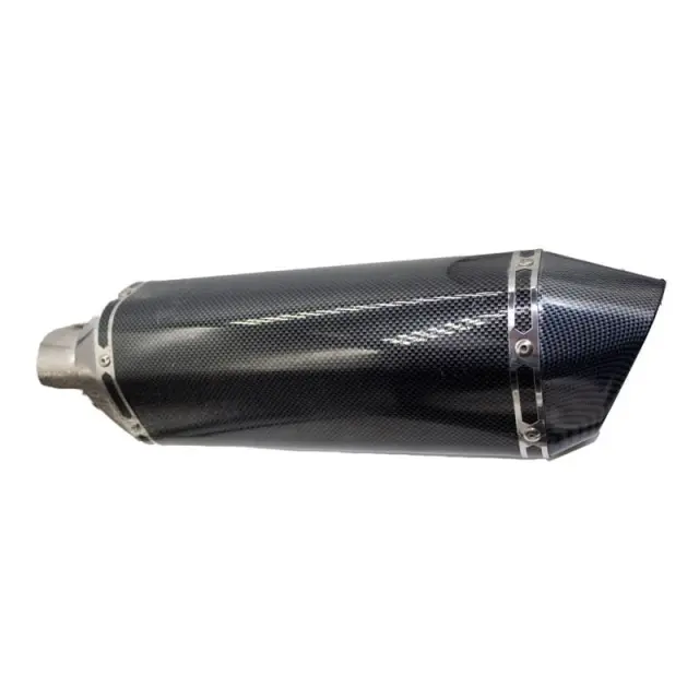Εξάτμιση μοτοσυκλέτας Carbon Universal 57cm - Motorcycle exhaust z791419 2