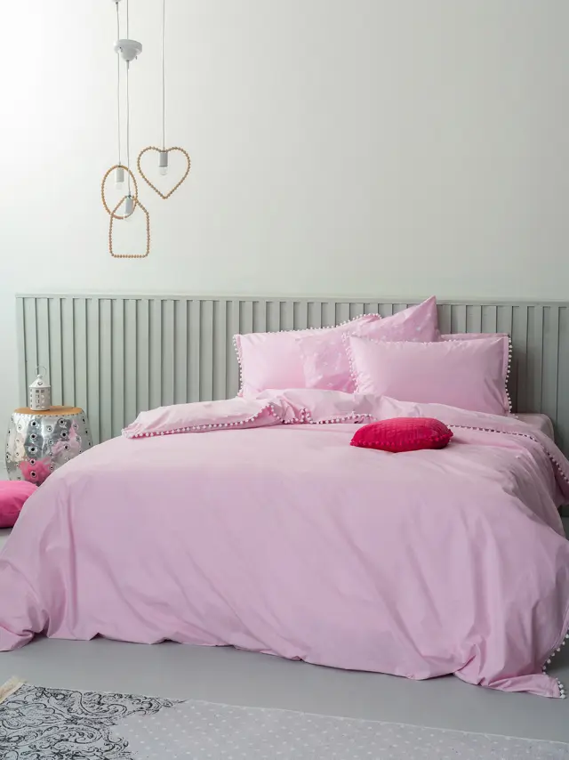 Παπλωματοθηκη Υπερδιπλη 230X240 PON-PON LILAC Palamaiki LILAC ΥΠΕΡΔΙΠΛΗ