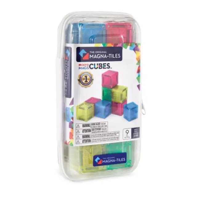 Magna-Tiles Μαγνητικοί Κύβοι STEM MicroMAGS Cubes 9 Κομμάτια (3+ ετών) 264013CU
