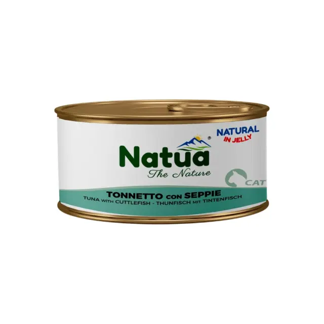 Natua Τόνος & Σουπιά Σε Ζελέ 85gr