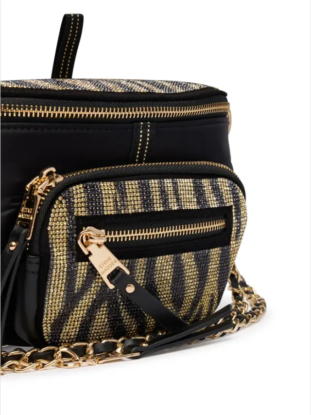 Γυναικεία Τσάντα Χιαστί Steve Madden Bmaximas 13001420-BLK Μαύρη Μαύρο - One Size 2