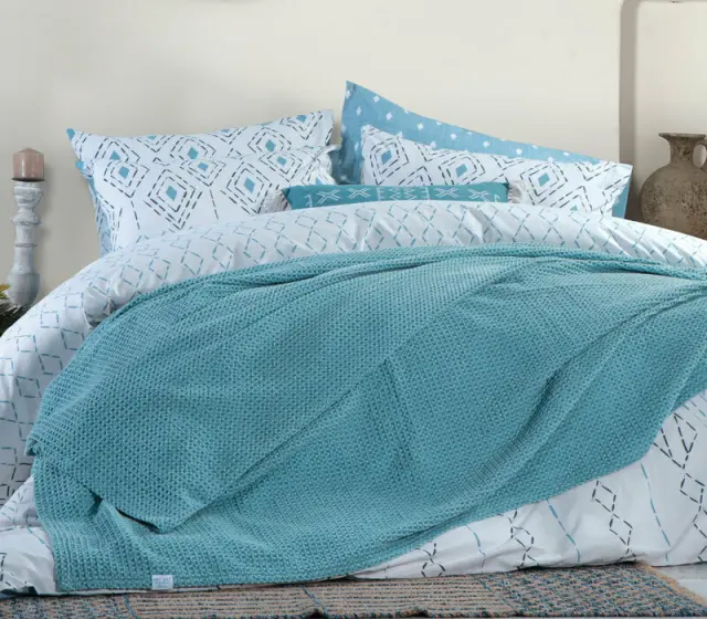 ΚΟΥΒΕΡΤΑ BΑΜΒ.ΠΙΚΕ OCEAN 230X240 BLUE - NEF NEF