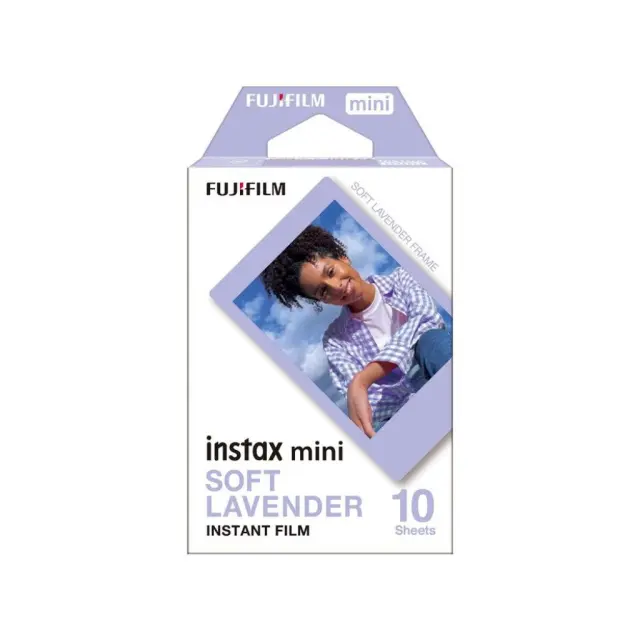 Fujifilm Color Instax Mini Instant Φιλμ (10 Exposures) Soft Lavender (16812376) (FJM16812376)