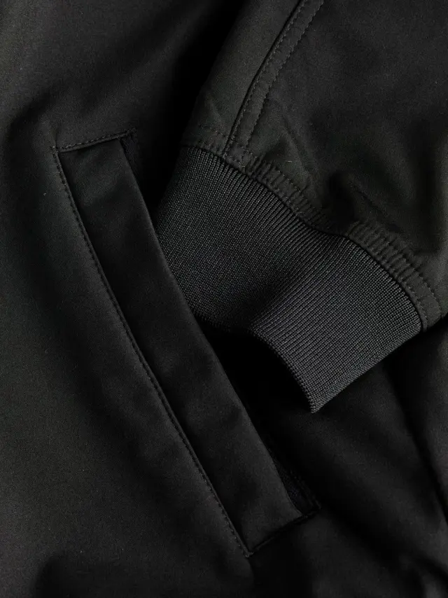 JJELIAM SOFTSHELL BOMBER NOOS - Black 2