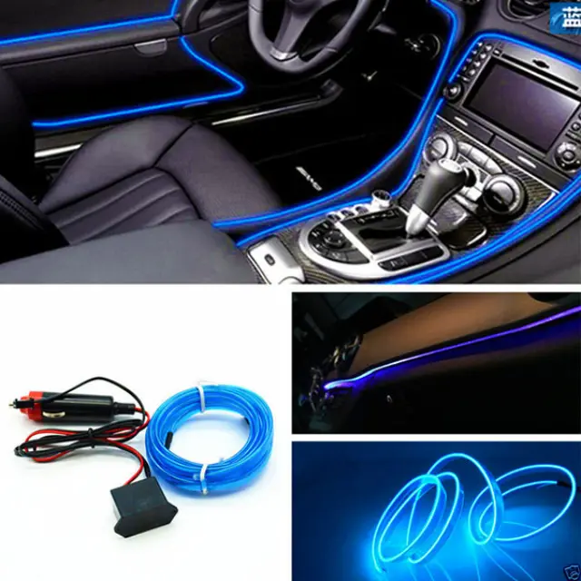 Εσωτερικός φωτισμός αυτοκινήτου Neon 2m OEM ΜΠΛΕ