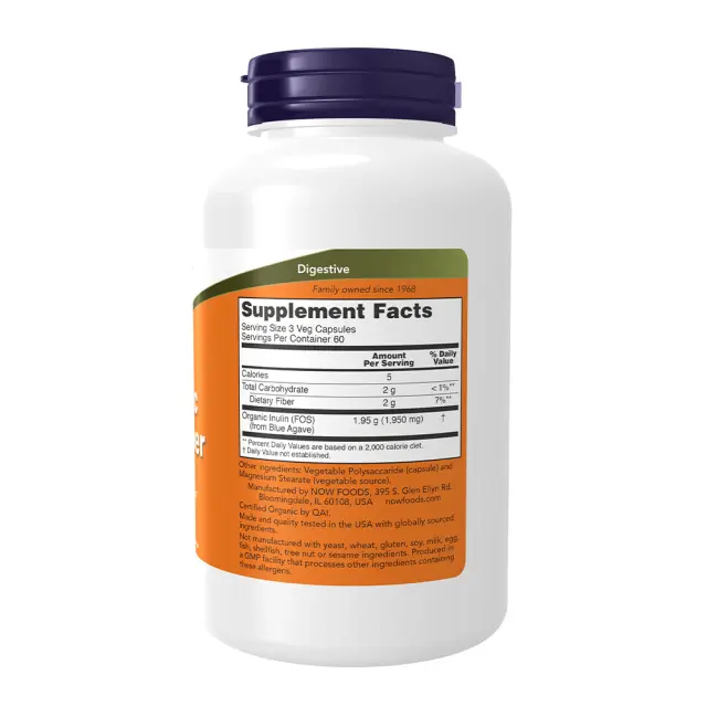 Now Foods Prebiotic Inulin Fiber 2