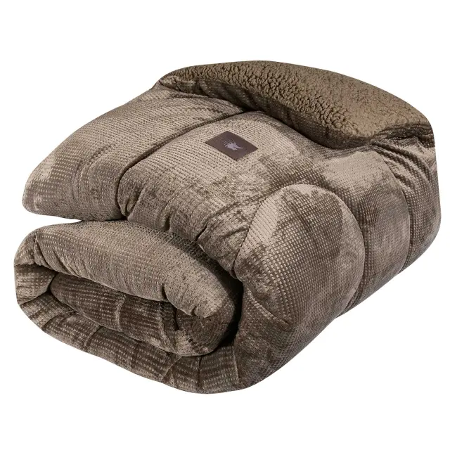 Κουβερτοπάπλωμα 220x240 Υπέρδιπλο 740gsm Essential Greenwich Polo Club 3958 Taupe 100% Πολυέστερ 2