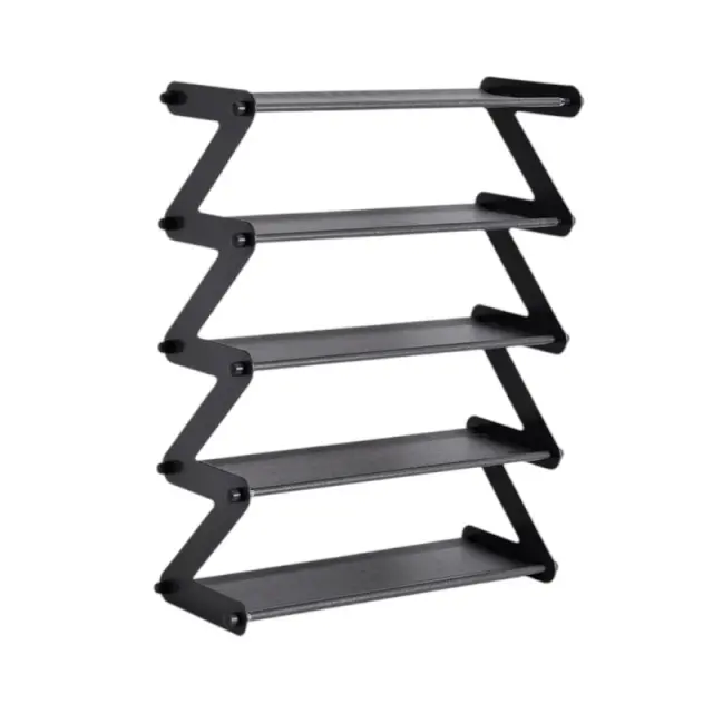Ραφιέρα παπουτσιών 5 επιπέδων - YH8802-5 - 522466 - Black