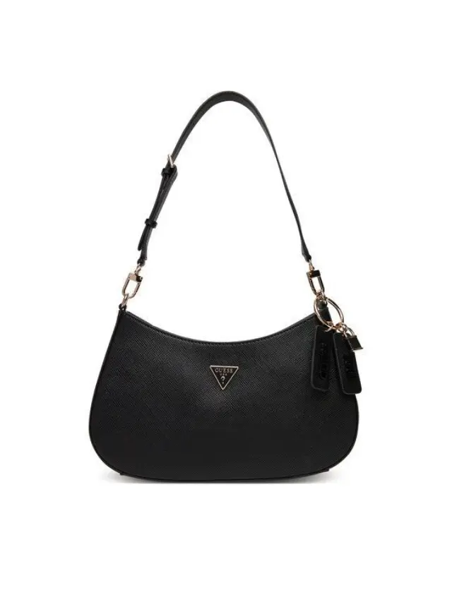 Guess - Γυναικεία Τσάντα Ώμου Noelle II HWZG9672180-BLA Μαύρο