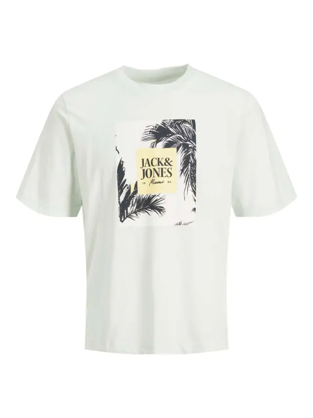JORPALMA BRANDING AOP TEE SS CREW NECK Pale Blue
