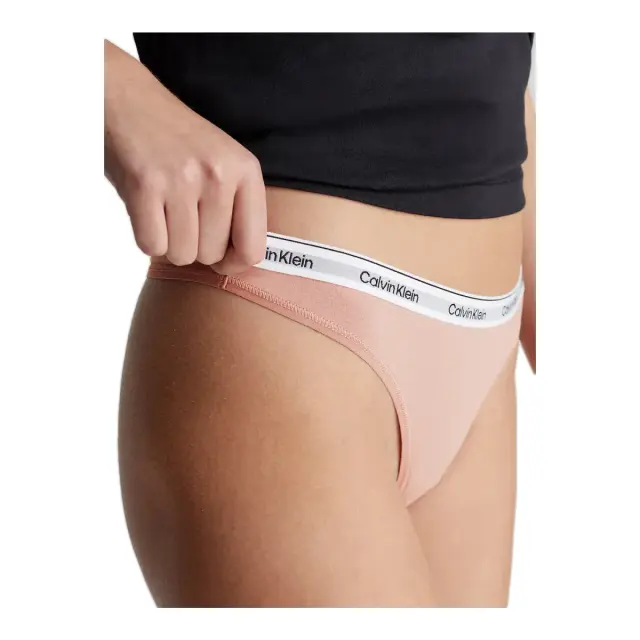 Calvin Klein Γυναικείο String Modern Logo Thong, Χρώμα Subdued 2