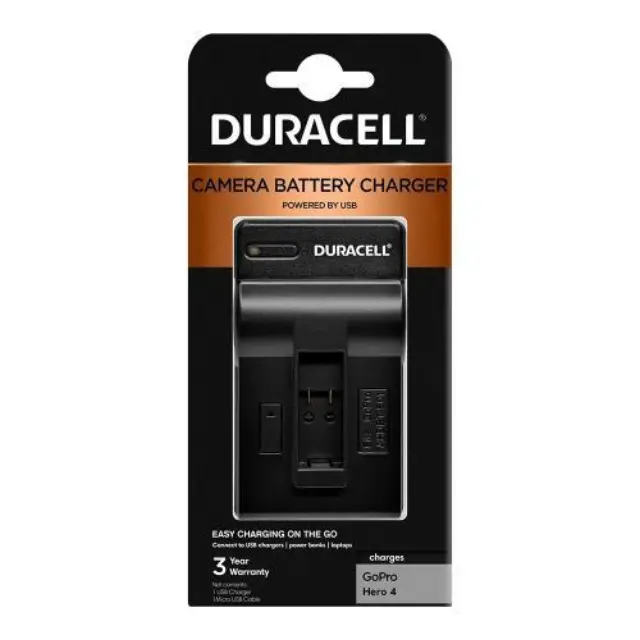 Φορτιστής Μπαταριών Κάμερας Duracell DRG5945 για GoPro Hero4 N65179