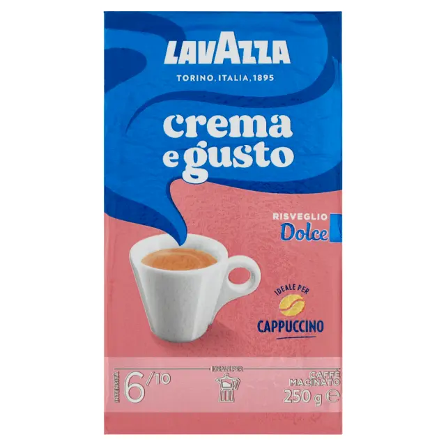 Lavazza Crema e Gusto Dolce 250g Αλεσμένος