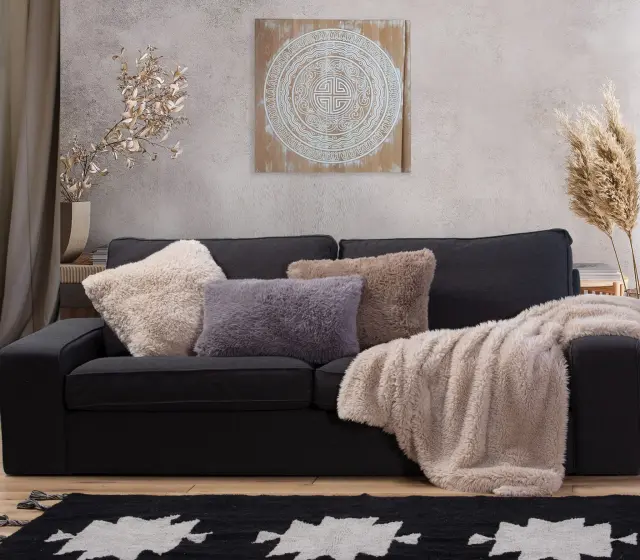Nef-Nef Homeware Διακοσμητικό Μαξιλάρι Iverson-23 33x55 Grey 3