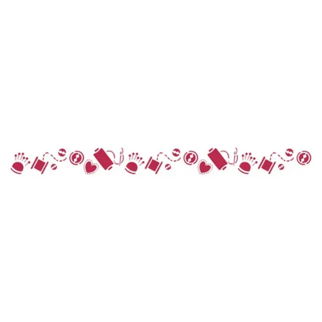Stencil 60x7cm, Stamperia