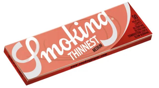 Smoking Χαρτάκια - Thinnest Red - 1¼ 50φ.