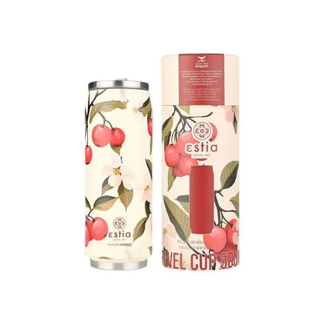 Παιδικό Θερμός Estia Save the Aegean για Κορίτσια Sakura Whisper 500ml ΕΚΡΟΥ - One Size