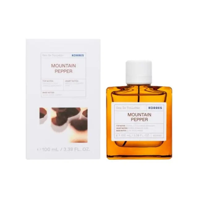 Korres Mountain Pepper Eau De Toilette Ανδρικό Άρωμα, 100ml 3