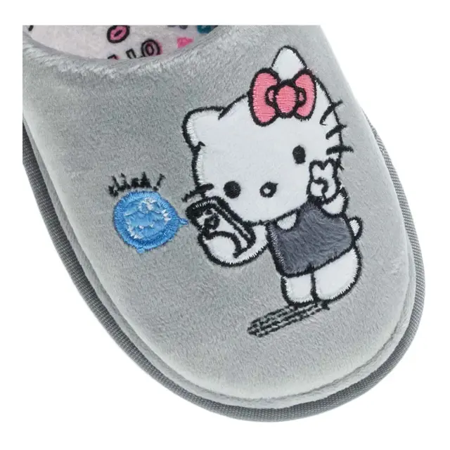 Parex Παιδικές Παντόφλες Κορίτσι Hello Kitty, Χρώμα Γκρι 3
