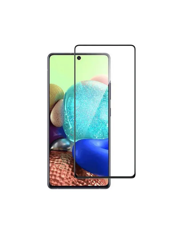 Full Face Tempered Glass 9H για Samsung Galaxy A52 4G/5G/ A52s - Mαύρο OEM 2