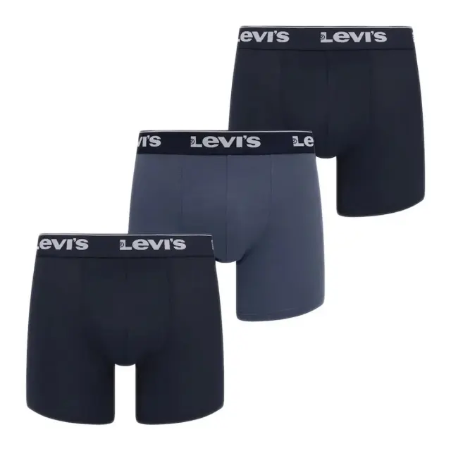 Levi's Ανδρικό Boxer Repeat Logo Brief - Τριπλό Πακέτο, Χρώμα Navy Combo