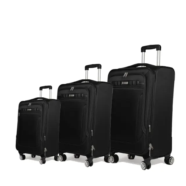 Βαλίτσες trolley (σετ 3 τεμαχίων) Cardinal 3300 μαύρη - Large, Medium, Small
