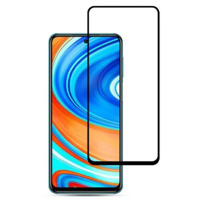 Full Cover Tempered Glass Για Xiaomi Redmi Note 9 Pro/9s/9 Pro Max/Poco X3- Black OEM