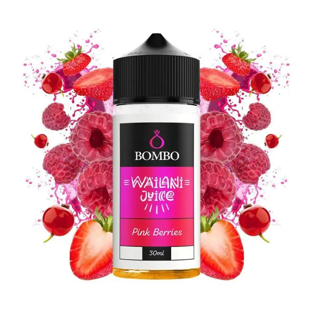 Bombo Flavor Shot Wailani Juice Pink Berries 30ml/120ml 120ml